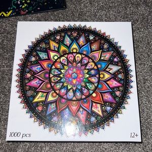 1000 pc geometric colorful mandala puzzle